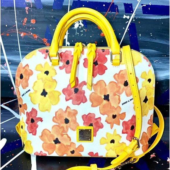 🎈SOLD🎈Dooney & Bourke Satchel Shoulder Bag Crossbody or Purse - Picture 1 of 14